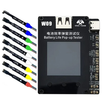 OSS W09 Pro V3 Battery Life Data Repair Pop-Up Tester No External Cable for iPhone 11 to 15Pro Max